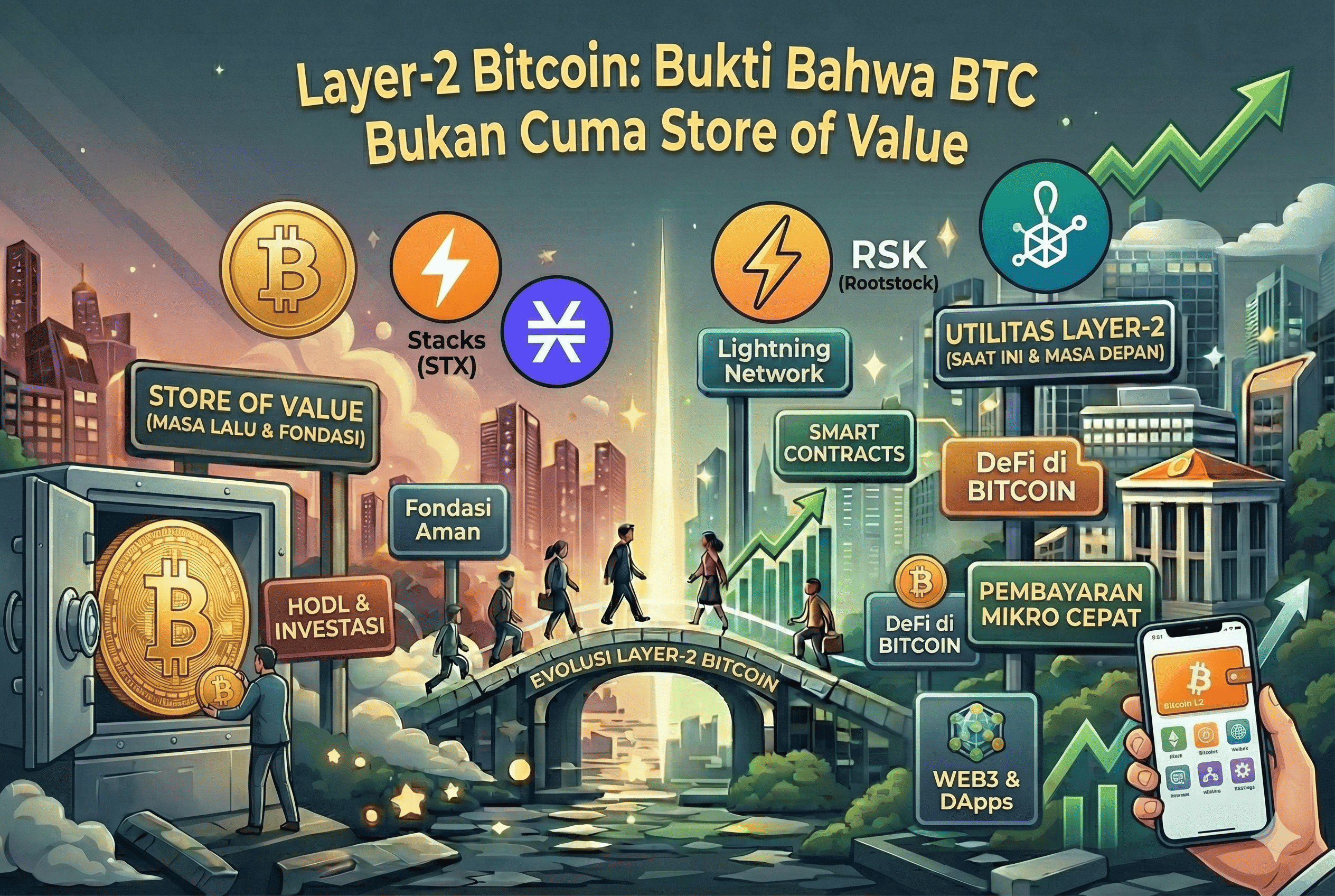 Layer-2 Bitcoin: Bukti Bahwa BTC Bukan Cuma Store of Value